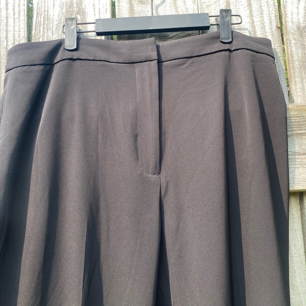 H&M Classic Wide Leg Black Pants Size 14 - Picture 4 of 9
